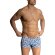 Herren Retro Pants RED2458 Minipants - blue waves