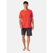 Herren 2-Pack Pyjama Casual Essentials - hellrot