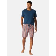 Herren Pyjamashorts Mix + Relax - hellrot