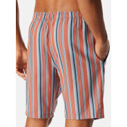 Herren Pyjamashorts Mix + Relax - hellrot