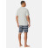 Herren 2-Pack Pyjama Casual Nightwear - hellgrau-mel.
