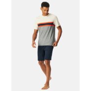 Herren 2-Pack Pyjama Casual Nightwear - hellrot