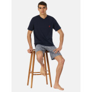 Herren Pyjama 95/5 Nightwear - nachtblau