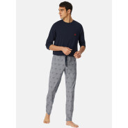Herren Pyjama 95/5 Nightwear - nachtblau