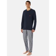 Herren Pyjama 95/5 Nightwear - nachtblau