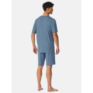 Herren Pyjama Modern Nightwear - blau-jaspe
