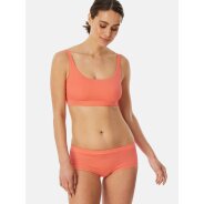 Damen Bustier Pure Rib - pfirsich