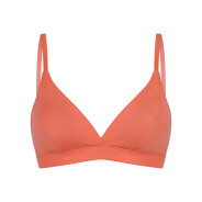 Schiesser Damen Bügelloser BH Pure Rib Removable Pads