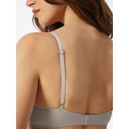 Damen Bügelloser BH Invisible Soft Padded - grau-jaspe
