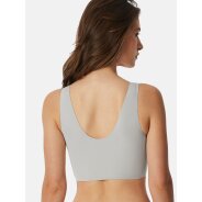 Damen Bustier Invisible Soft Padded - grau-jaspe