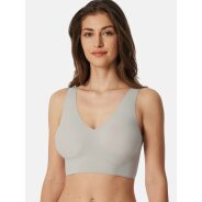 Damen Bustier Invisible Soft Padded - grau-jaspe
