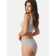 Damen 2-Pack Panty Invisible Soft - grau-jaspe