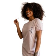 Damen Sleepshirt Classic - rose stripe