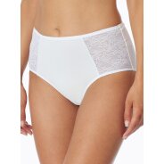 Damen Midislip Air Spitze - weiss