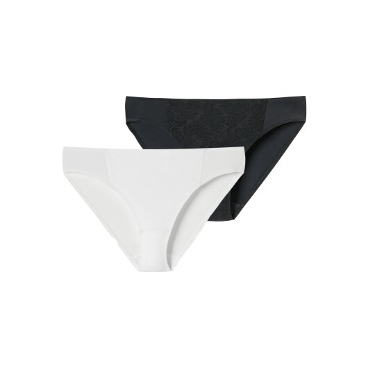 Schiesser Damen Rioslip Air blickdichte Spitze
