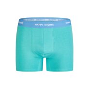 Herren 3-Pack Retro Boxershorts Jersey - navy-blue-turquoise