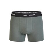 Herren 3-Pack Retro Boxershorts Jersey - grey-black-khaki