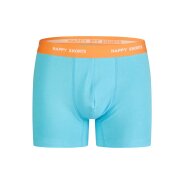 Herren 3-Pack Retro Boxershorts Jersey - blue-turquise-orange