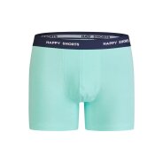 Herren 3-Pack Retro Boxershorts Jersey - blue-turquise-orange
