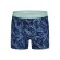 Herren 2-Pack Retro Boxershorts Jersey - palm print - blue grey
