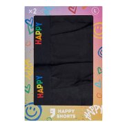 Herren 2-Pack Retro Boxershorts Jersey - black