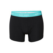 Herren 2-Pack Retro Boxershorts Jersey - black-neon