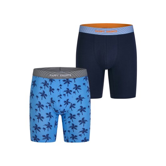 Happy Shorts Herren Langer Boxer Jersey Boxer Briefs