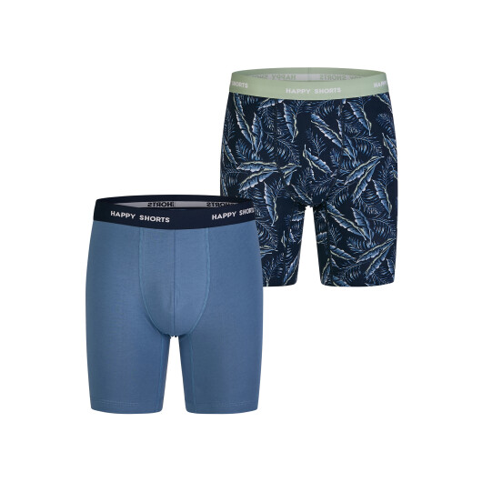 Happy Shorts Herren Langer Boxer Jersey Boxer Briefs