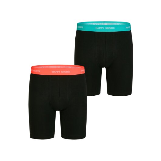Happy Shorts Herren Langer Boxer Jersey Boxer Briefs