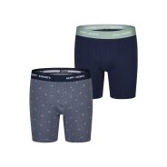 Happy Shorts Herren Langer Boxer Jersey Boxer Briefs