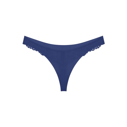 Triumph Damen String Pretty Micro - VINTAGE DENIM - Größe L