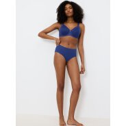 Triumph Damen Maxislip Pretty Micro - VINTAGE DENIM - Größe L