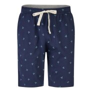 Herren 2-Pack Pyjama Shorty - grün-marine