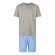 Phil & Co. Berlin Herren Pyjama 519-02 Gr. M