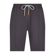 Herren Pyjama Shorty - lila-anthrazit - Größe M