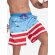 Herren Badehose STEAMBOAT - bunt - Größe S