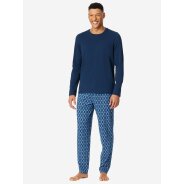 Herren Pyjama Casual Essentials - dunkelblau - Größe 48