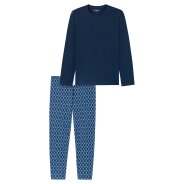 Herren Pyjama Casual Essentials - dunkelblau -...