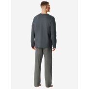 Herren Pyjama Comfort Essentials - dunkelgrau - Größe 54