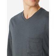 Herren Pyjama Comfort Essentials - dunkelgrau - Größe 54
