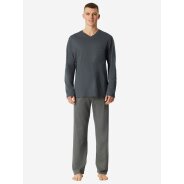 Herren Pyjama Comfort Essentials - dunkelgrau - Größe 58