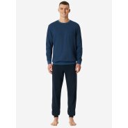 Herren Pyjama Comfort Essentials - atlantikblau - Größe 50