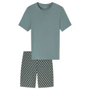 Herren Pyjama Casual Essentials - mineral -...
