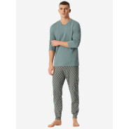 Herren Pyjama Comfort Essentials - mineral -...