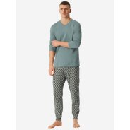 Herren Pyjama Comfort Essentials - mineral -...