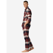 Herren Pyjama Selected Premium Warming - burgund -...