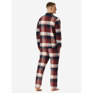 Herren Pyjama Selected Premium Warming - burgund - Größe 48
