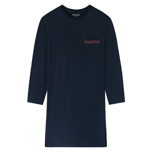 Herren Nachthemd Comfort Nightwear - nachtblau - Größe 48