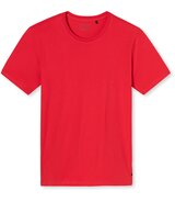 T-Shirt Uni Rundhals (Rot)