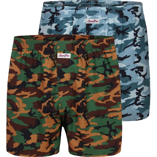2-Pack Boxershorts Camouflage  S